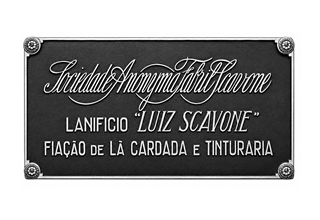 placa Lanifício Luiz Scavone